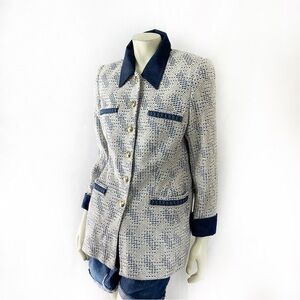 Escada Knitted Button Blazer Size 4